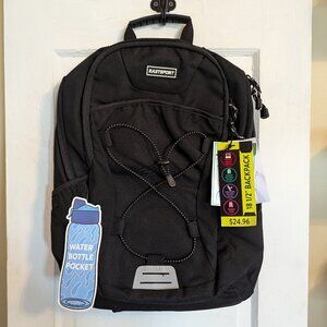 Black Unisex Eastsport Summit Bungee Backpack